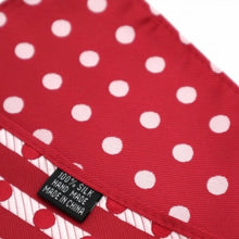 Load image into Gallery viewer, Red Polka Dots Pocket Square (PS_207)