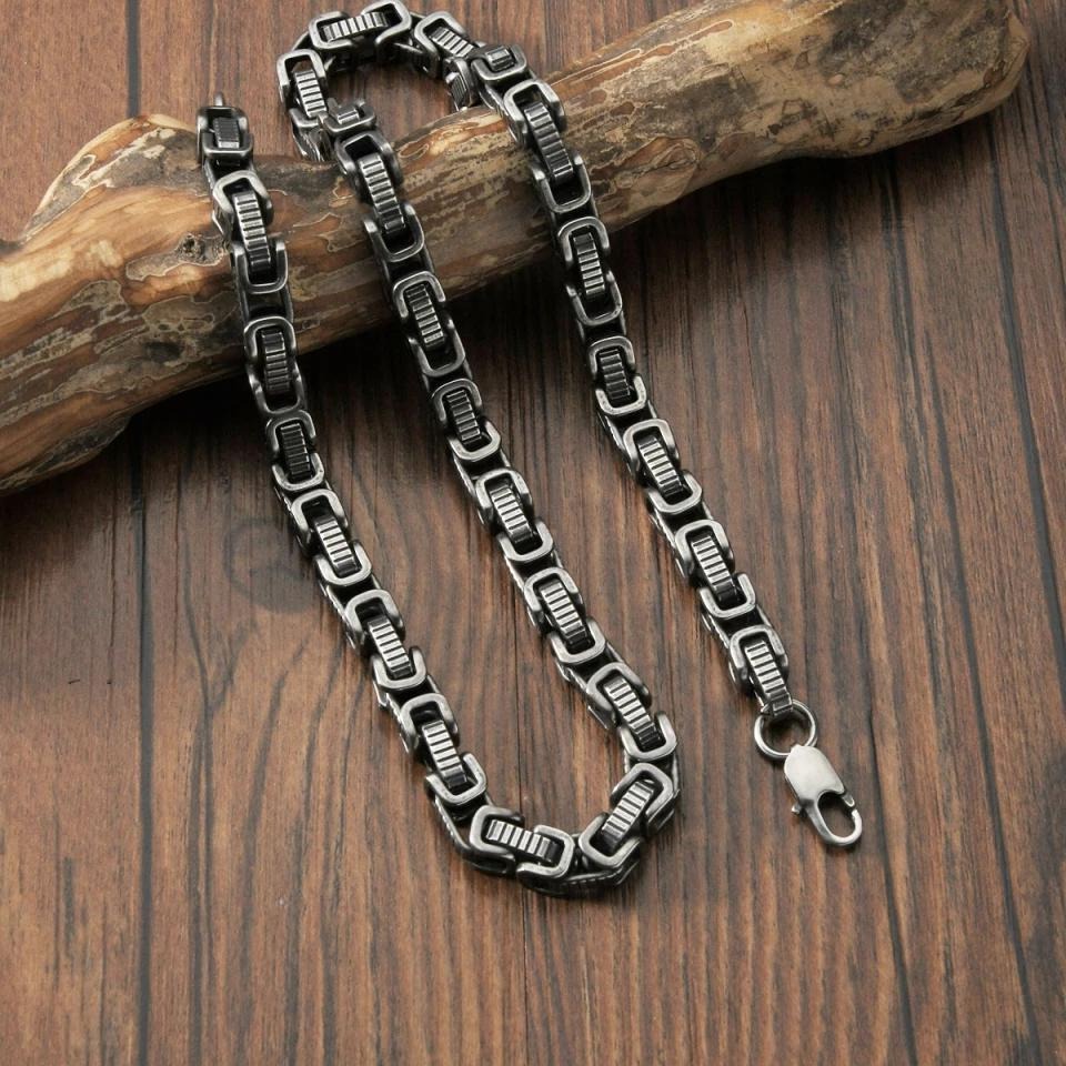 Retro Hand Made Biker's Neck Chain For Men