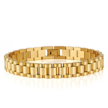 Load image into Gallery viewer, Golden Rolex Jubilee Bracelet For Men Online in Pakistan