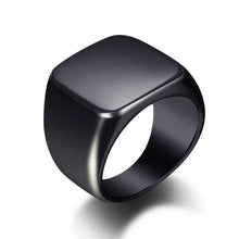 Load image into Gallery viewer, Black Signet Ring For Men Online In Pakistan