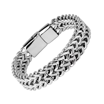 silver steel bracelets for men online in pakistan