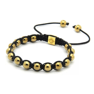 Golden Beads Rope Bracelet