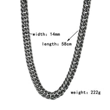 Load image into Gallery viewer, Heavy Round Curb Link Neck Chain For Men