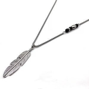 feather pendant necklace for men online in Pakistan