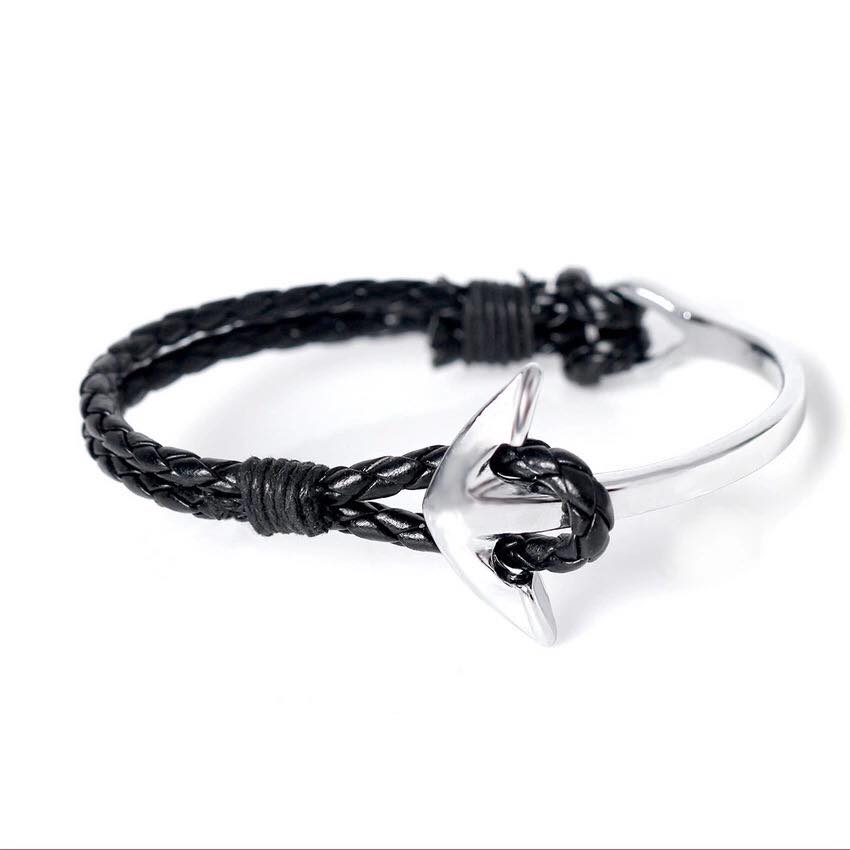 Wrist Anchor Bracelet (Black)