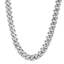 Load image into Gallery viewer, 9mm Silver Big heavy neck chain for men boys in Pakistan