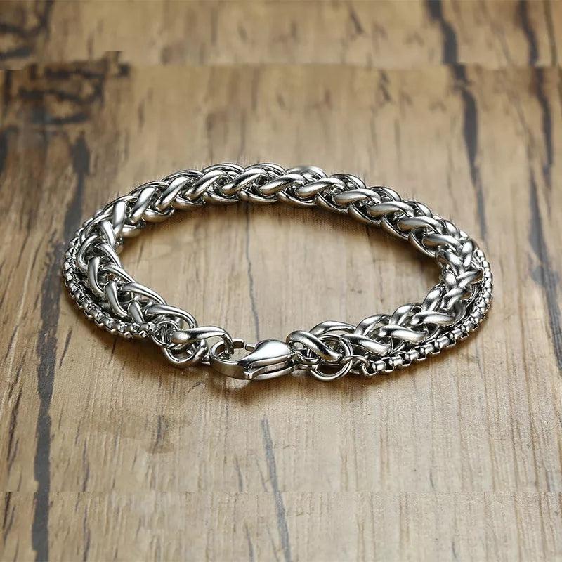 新品《 1017 ALYX 9SM 》2X CHAIN BRACELET - ブレスレット