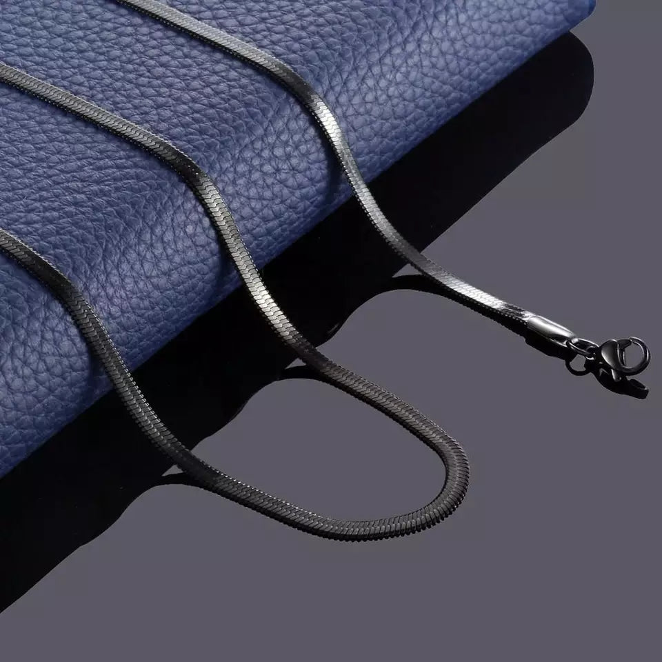 Dapper Snake Black Snake Neck Chain For Men Online In Pakistan - dappershop.pk – The ...