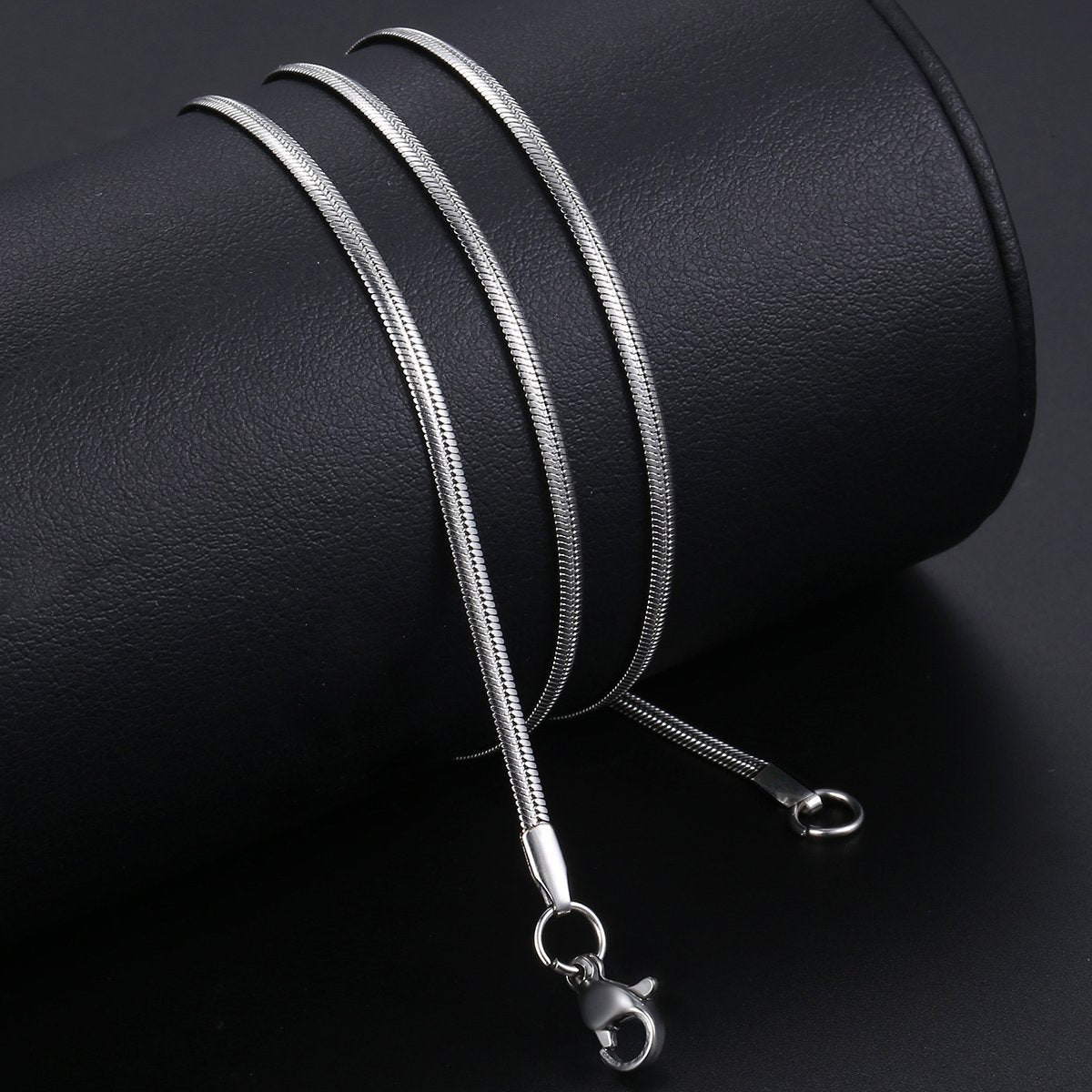 3mm Silver Snake Neck Chain