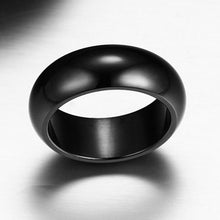 Load image into Gallery viewer, black titanium ring for men women in pakistan