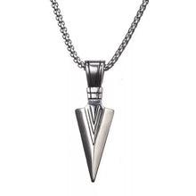 Load image into Gallery viewer, Buy Silver Arrow Pendant Necklace Online In Pakistan