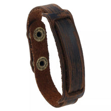 Load image into Gallery viewer, brown leather strap bracelet for men boys online in pakistan