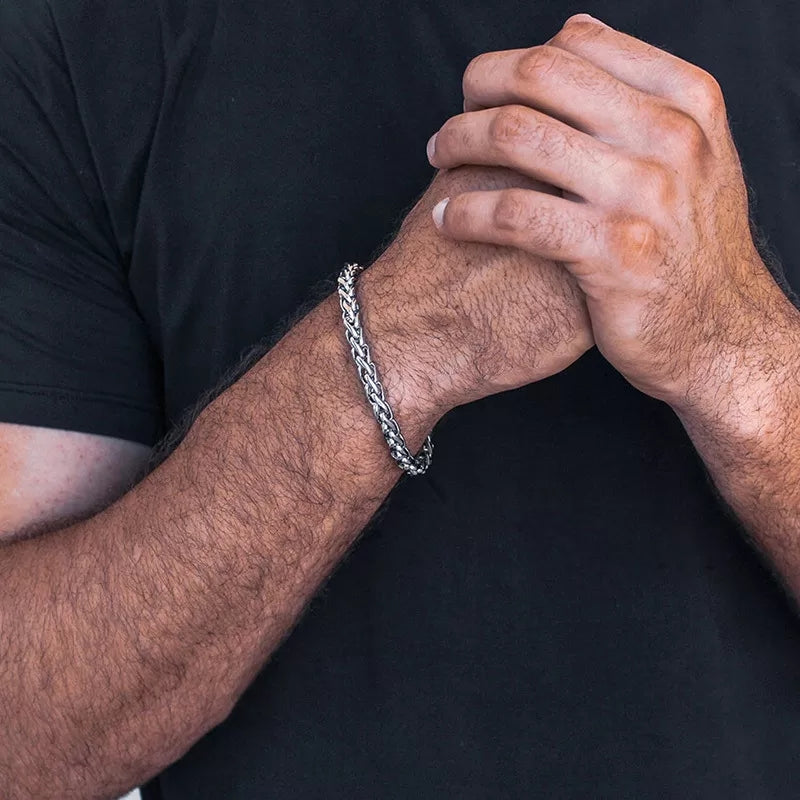 buy 6mm stainless steel bracelet for men online in Pakistan