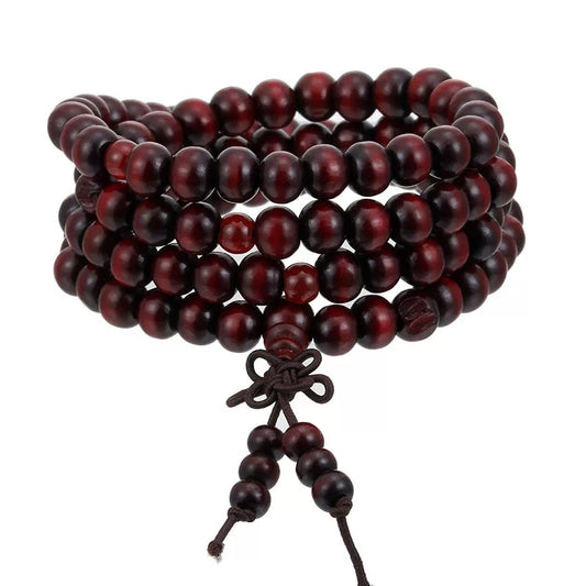 Red Budha Beads Classic Bracelet