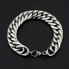 Load image into Gallery viewer, silver heavy chain bracelet for men in pakistan