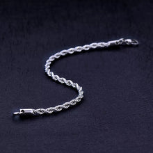 Load image into Gallery viewer, 6mm Rope Chain Bracelet For Men