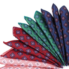 Load image into Gallery viewer, Peach Floral Pocket square for men suit online in Pakistan