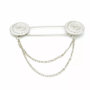Coat Pin Chain Silver For Men