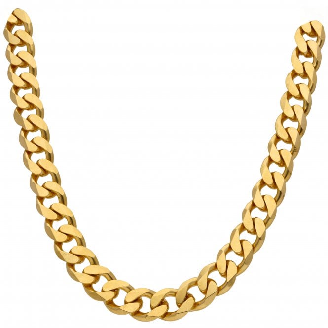 10mm Golden Stainless Steel Cuban Neck Chain For Men Online In Pakistan ...