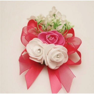Pink and White Men's Wedding Corsage