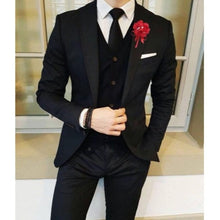 Load image into Gallery viewer, Red Wedding Boutonniere Corsage For Men&#39;s Suit