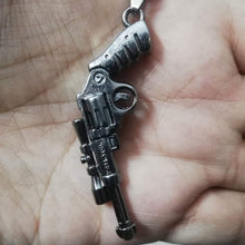 Load image into Gallery viewer, Gun Pendant (Antique Silver)