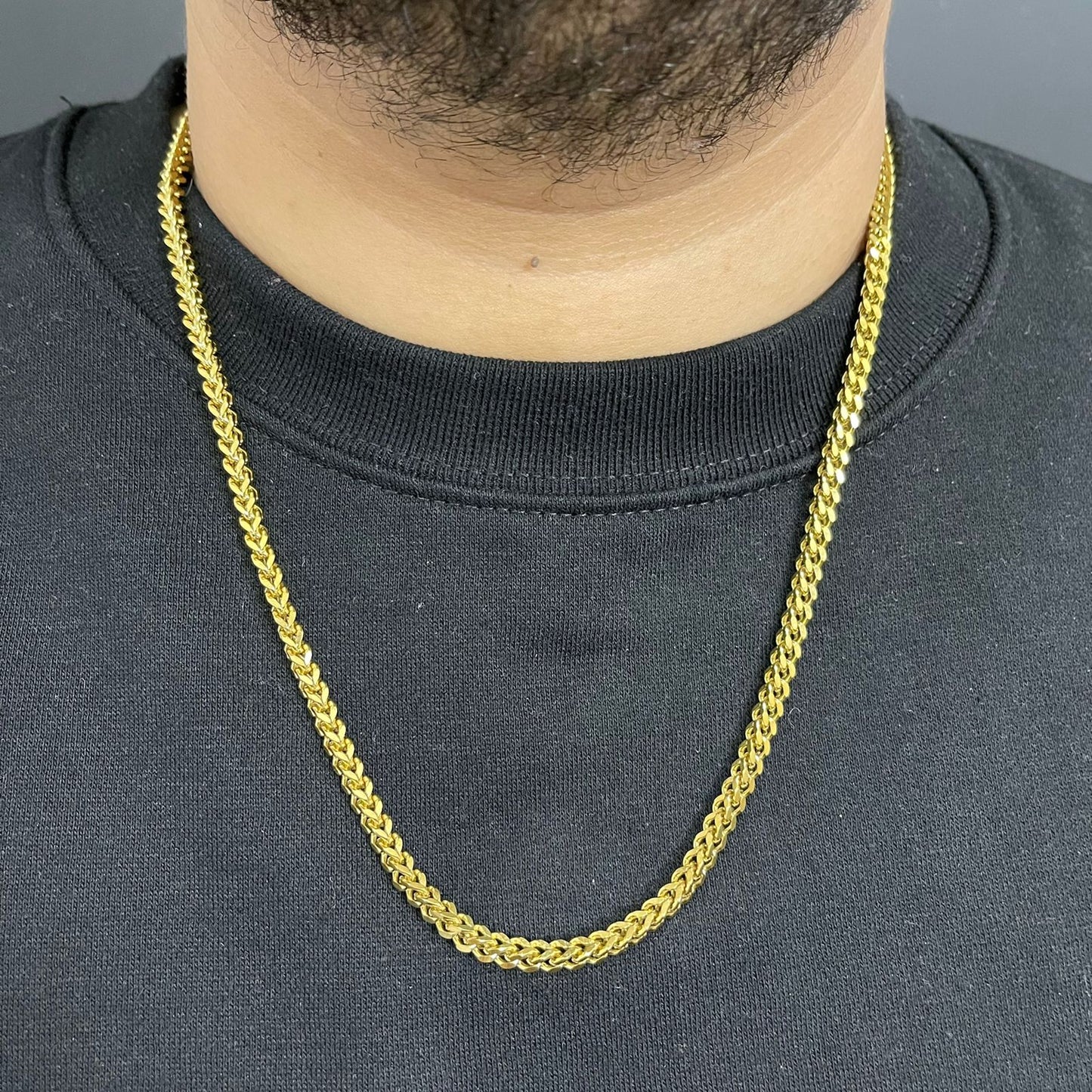 Gold Foxtail Neck Chain For Men Online In Pakistan