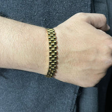 Load image into Gallery viewer, Golden Rolex Chain Bracelet for men Online In Pakistan