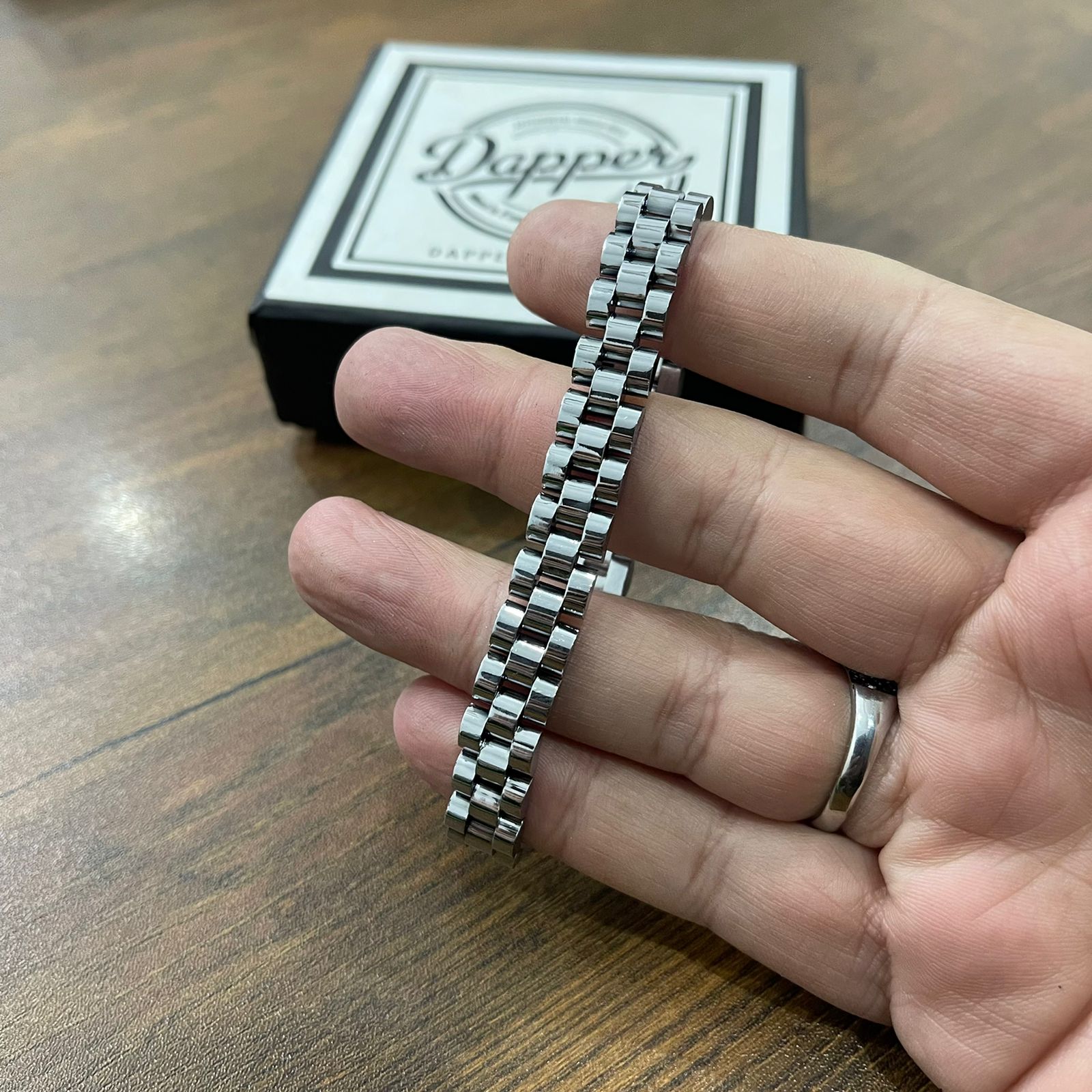 Sterling silver rolex outlet bracelet