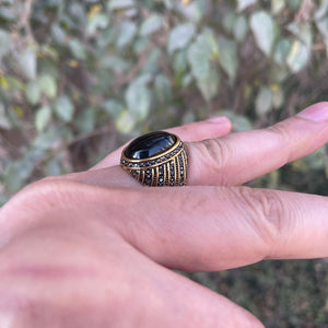Black Stone Ring For Men In Pakistan