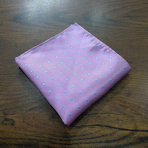 Onion Pink Polka Dots Pocket Square For Men online in Pakistan