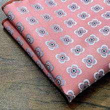 Load image into Gallery viewer, pink Floral Pocket square for men suit online in Pakistan