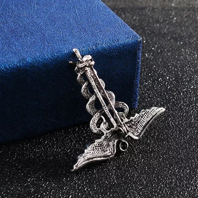 Silver Angel's Wings Brooch For Men Suit Wedding Dress in Pakistan