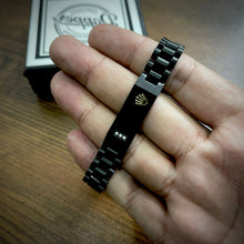 Load image into Gallery viewer, Stainless Steel Black  Rolex Crown Jubilee Chain Bracelet For Men Women