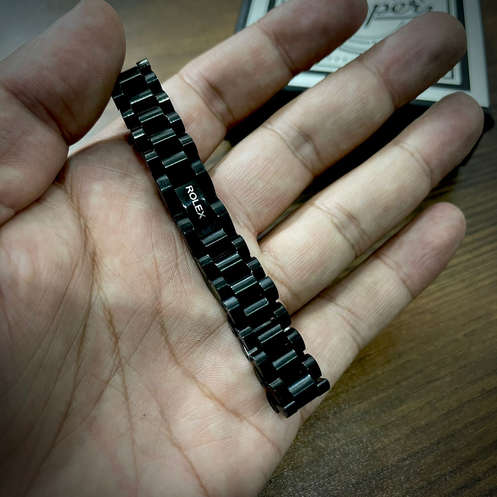 Rolex bracelet outlet black