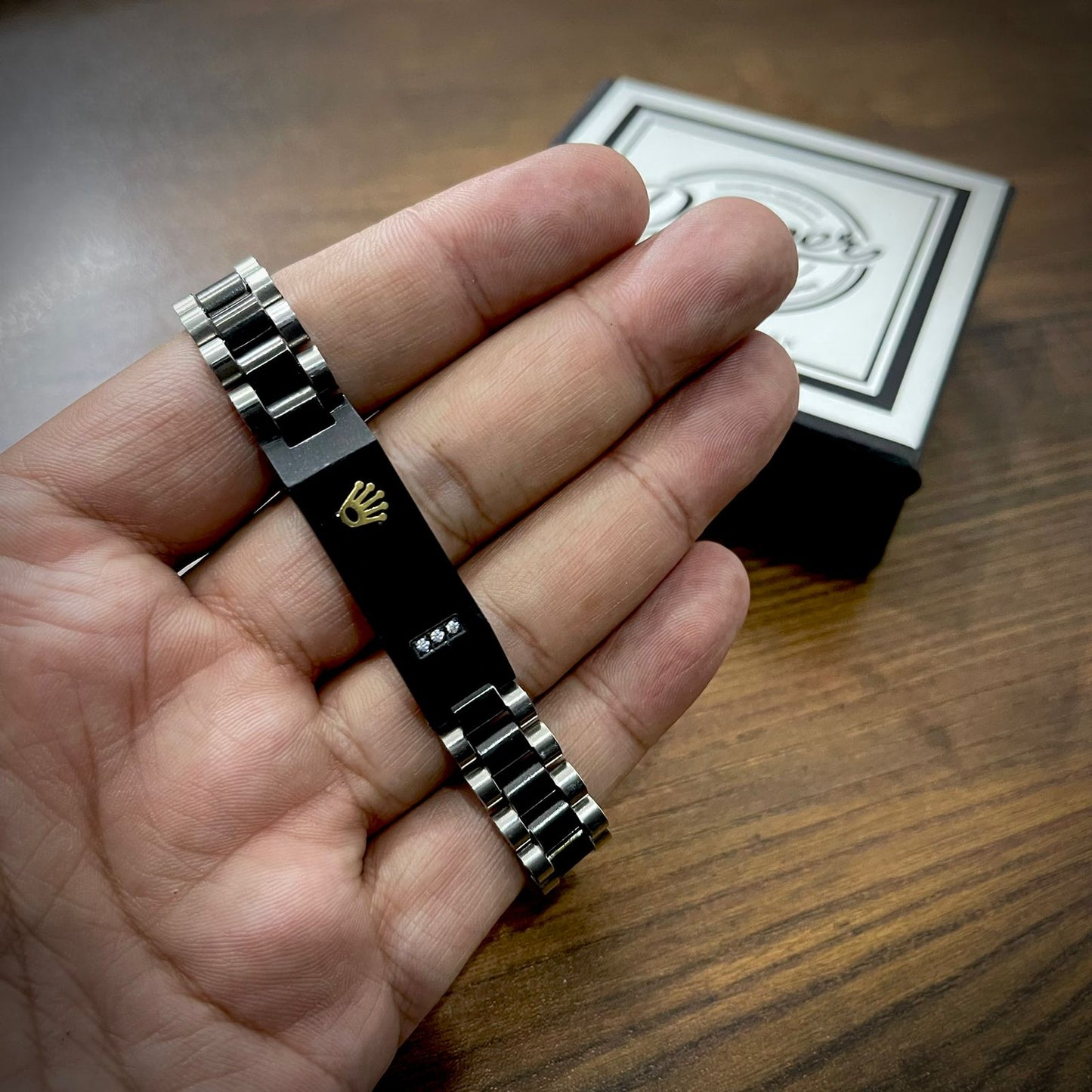 Black Rolex Jubilee Bracelet for men In Pakistan