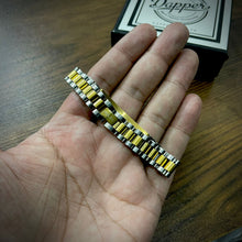 Load image into Gallery viewer, buy Golden Silver Rolex jubilee bracelet for men in Pakistan