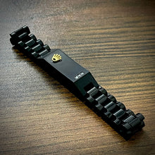 Load image into Gallery viewer, Stainless Steel Black  Rolex Crown Jubilee Chain Bracelet For Men Women