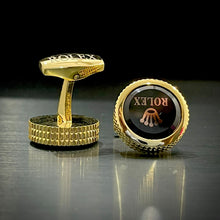 Load image into Gallery viewer, birthday gift for him rolex cufflinks