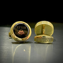 Load image into Gallery viewer, ROLEX golden cufflinks for men online in pakistan