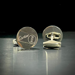 Silver CRT Cufflinks For Men