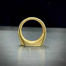 Load image into Gallery viewer, golden titanium ring for men pakistan