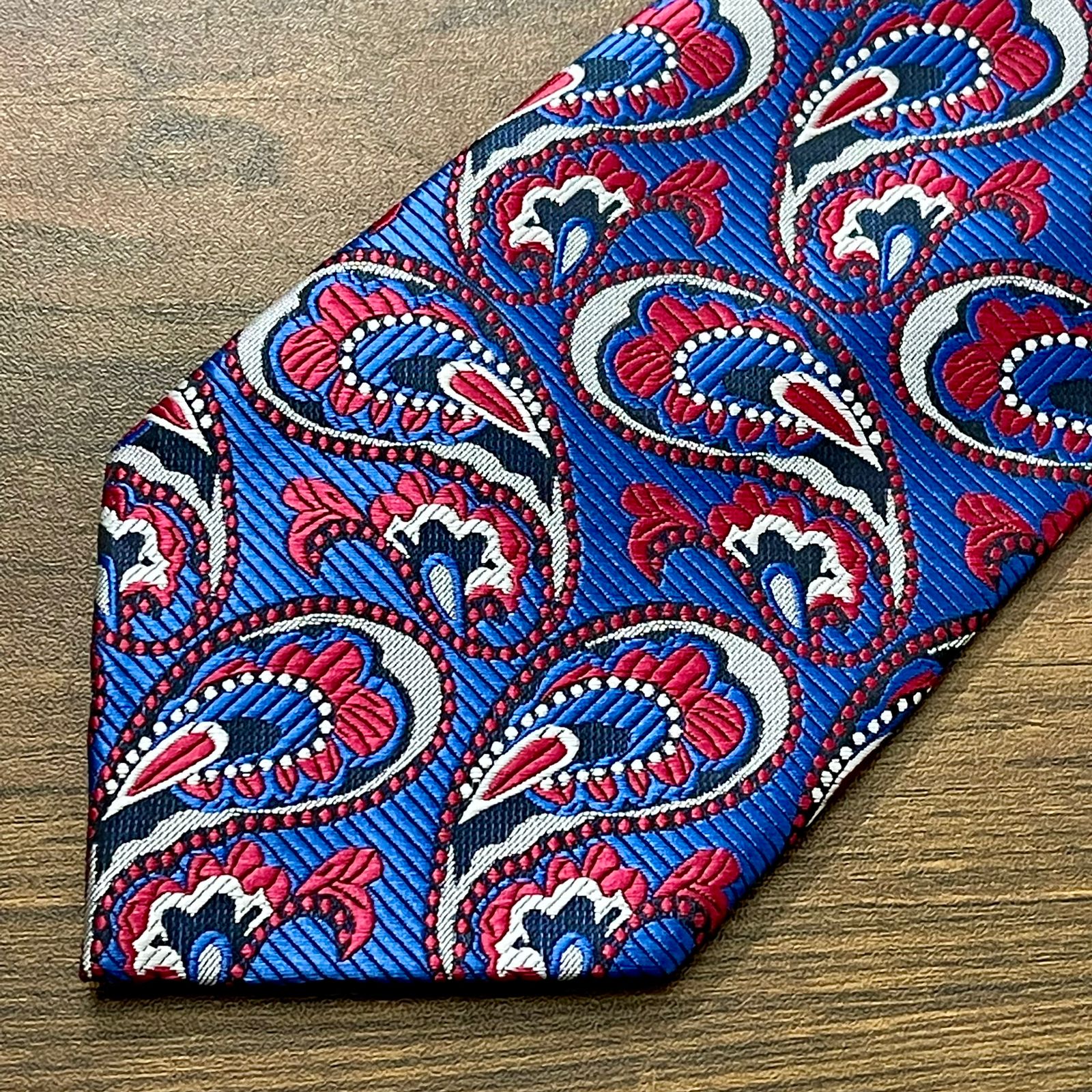 blue and red best collection neck tie in pakistan
