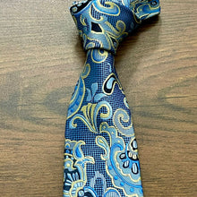 Load image into Gallery viewer, sea green floral men&#39;s formal neck ties online in pakistan