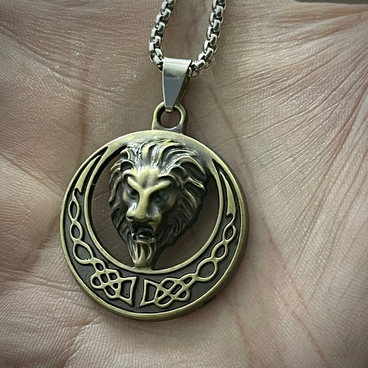 Lion King Pendant Necklace For Men