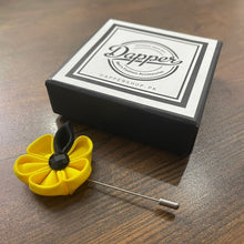 Load image into Gallery viewer, yellow flower lapel pin brooch online in pakistan