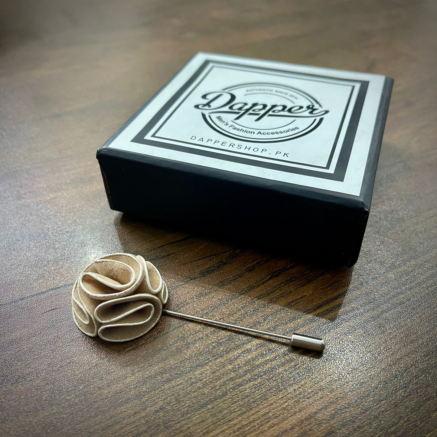 Ivory Flower Lapel Pin