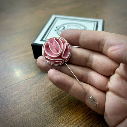 Light Pink Flower Lapel Pin