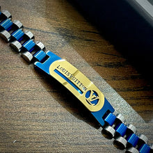 Load image into Gallery viewer, Blue L-V Crown Jubilee Bracelet for Men
