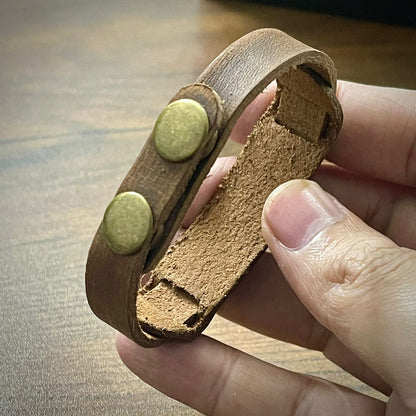 brown strap leather bracelet for men boys online in pakistan